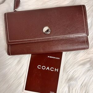 Coach Brown Leather Wallet